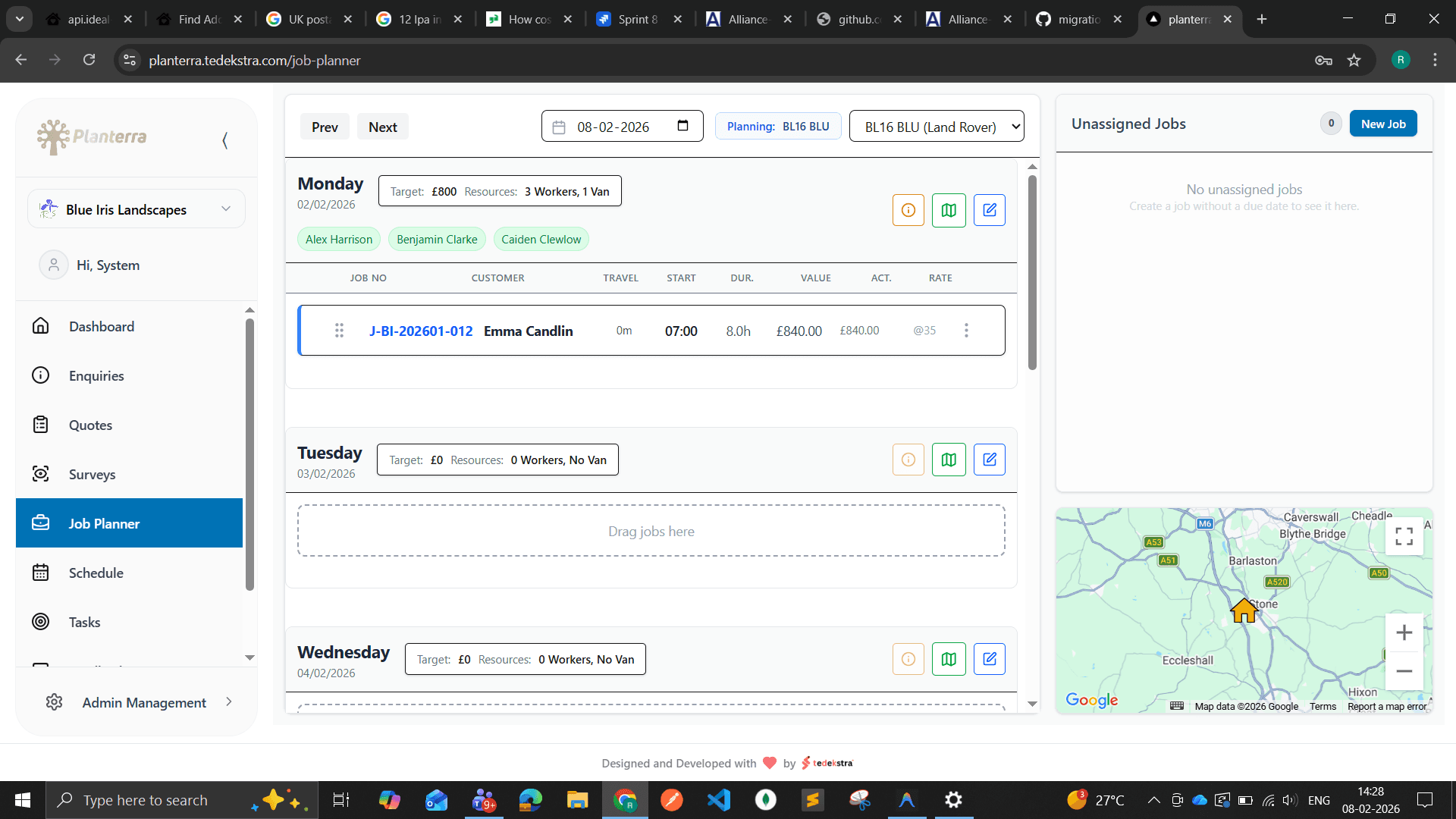 Blue Iris Landscapes